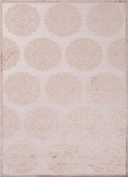 Fables Rug In Light Grey & Sand Shell Design By Jaipur