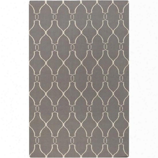 Fallon Wool Area Rug In Elephant Grey And Papyrus Design By Jill Rosenwald