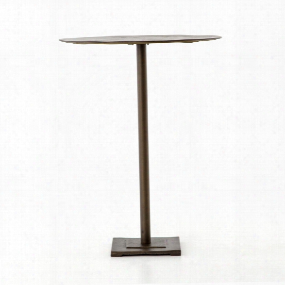 Fannin Bar Table In Age D Brass