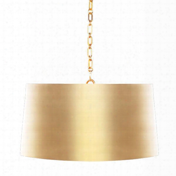 Fanning Drum Pendant In Antique Brass Design By Aidan Gray