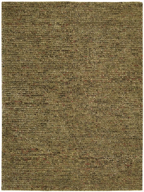Fantasia Collection Wool Blend Area Rug In Terracotta Design By Nourison
