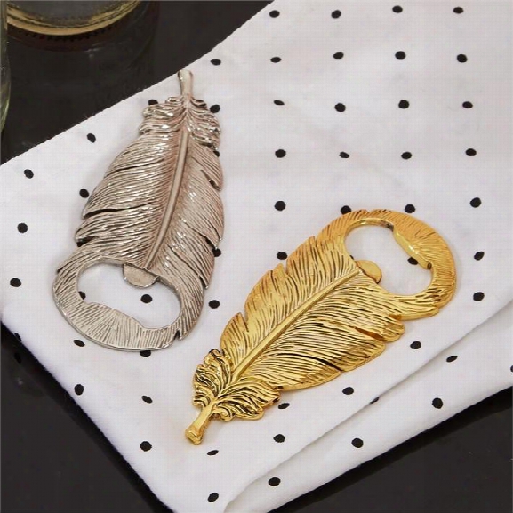 Feather Bottle Opener In Various Colors Design By Twos Company