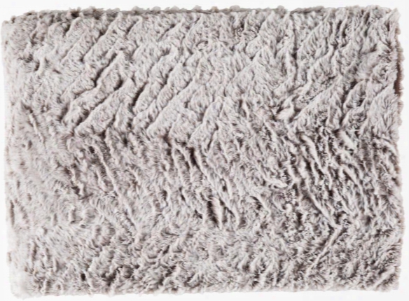 Felina Throw Blankets In Medium Gray Color By Surya