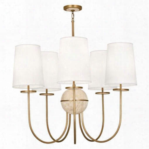 Fineas Collection Chandelier Travertine Stone Accent Design By Jonathan Adler