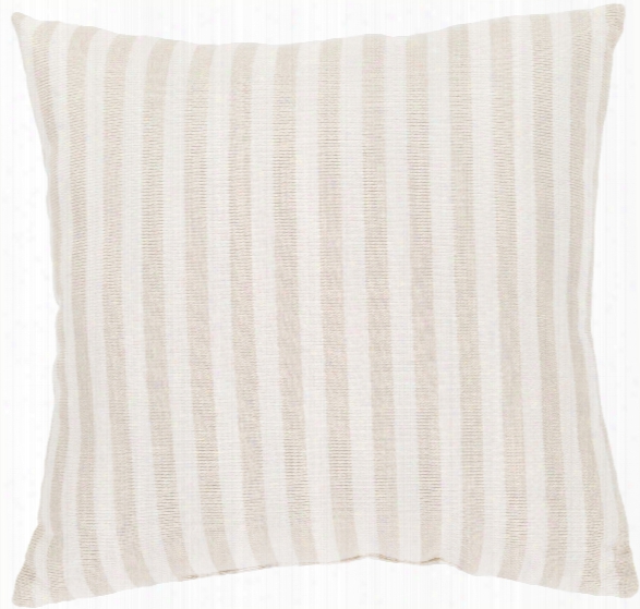 Finn 20" Outdoor Pillow In Ivory Design By Sunbrella