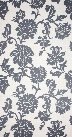 Dusa Wallpaper in Deep grey-blue on cream color by Osborne & Little