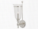 Fallbrook Wall Sconce in Polished Nickel design by Currey & Company