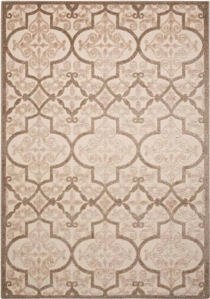 Aloha Rug In Cream Design By Nourison