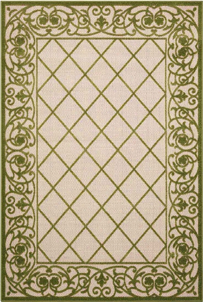 Aloha Rug In Green Design By Nourison