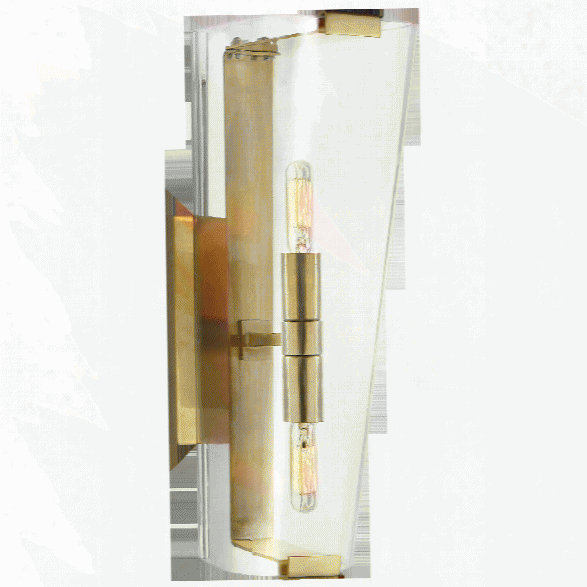 Alpine Single Sconce In Various Finishes & Glass Options Design By Aerin