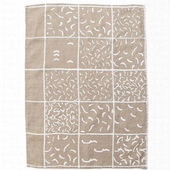 Alyson Fox Natural Printed Tea Towel In Various Designs Design By Hawkins New York