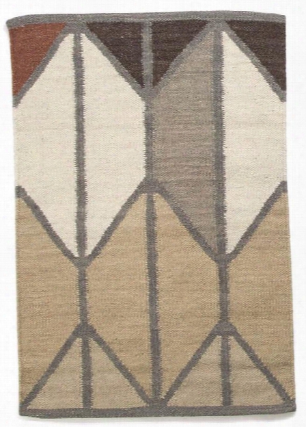 Alyson Fox Shapes Rug In Rust Combo Design By Hawkins New York