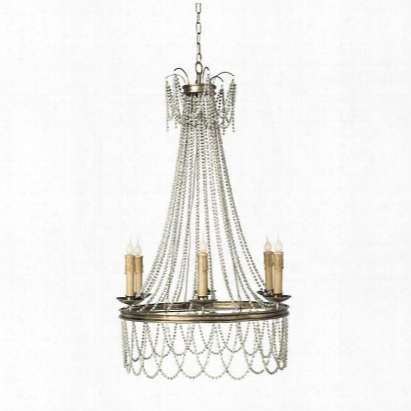 Amber Chandelier In Silver Design By Aidan Gray