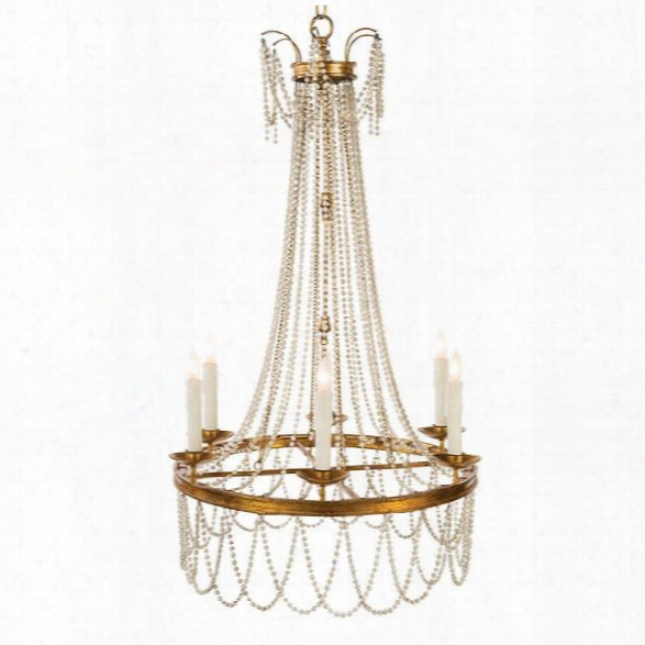 Amber Chandelier In White Design By Aidan Gray