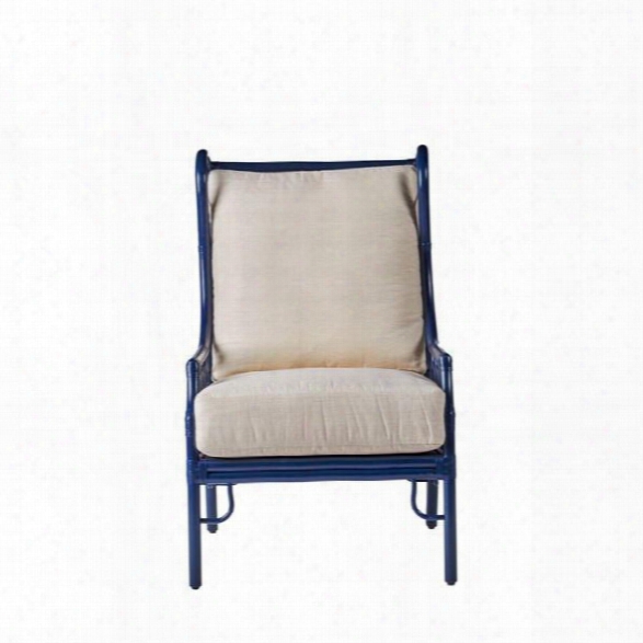 Ambrose Wing Chair In Blueberry Design By Selamat