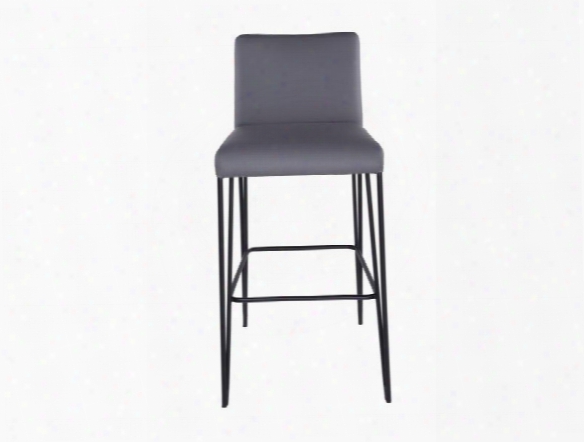 Amir-b Bar Stool In Grey Design By Euro Style