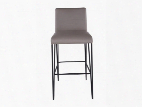 Amir-b Bar Stool In Taupe Design By Euro Style