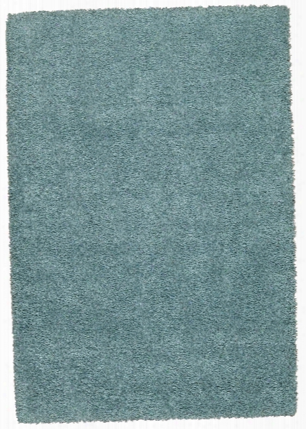 Amore Collection Shag Area Rug In Turquoise Design By Nourison