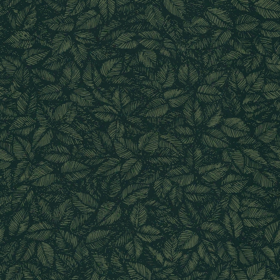 Amorina Green Leaf Wallpaper From The Scandinavian Designers Ii Collection By Brewster