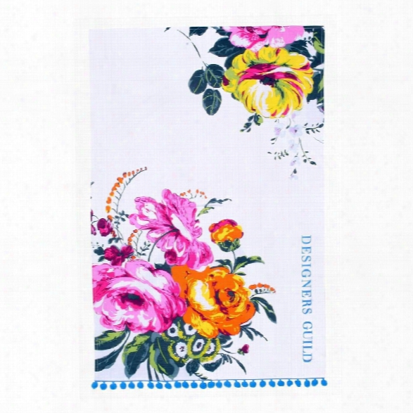 Amrapali Peony Tea Towel Design By Designers Guild