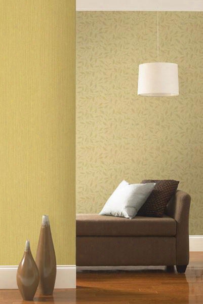 Flora Beige Leaves Wallpaper From The Beyond Basics Collection By Brewster Home Fashions