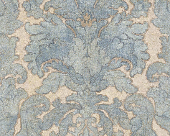Floral Structures Wallpaper In Blue And Beige Design By Bd Wall