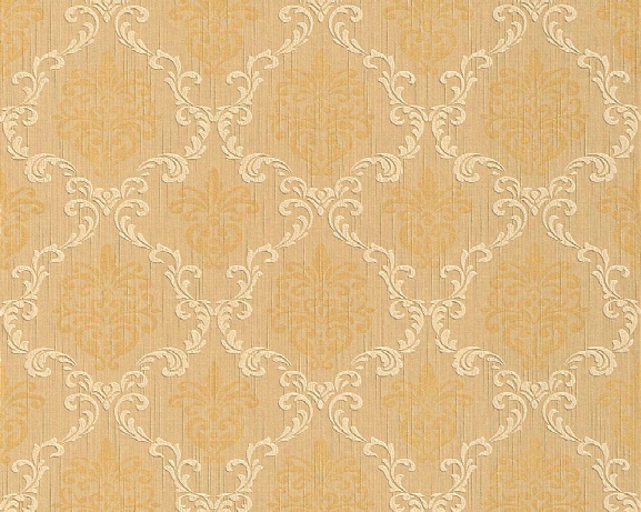 Floral Trellis Wallpaper In Beige And Oranges Design By Bd Wall