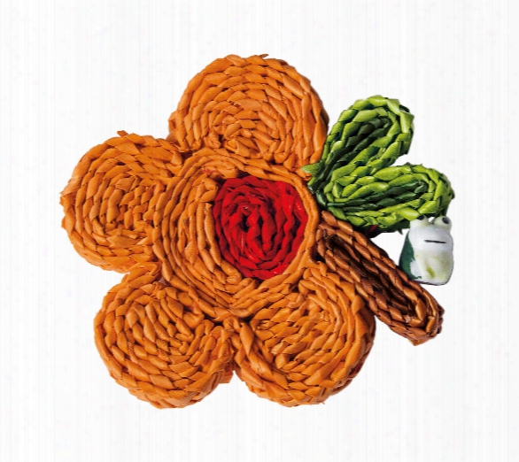 Florigraphie Set Of 6 Assorted Straw Coasters Design By Seletti