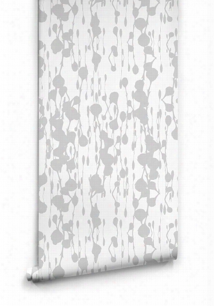 Floss Delight Wallpaper In Grey From The Ella & Sofia Collection By Milton & King