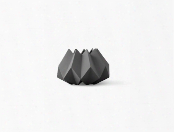 Folded Vase In Carbon Design By Menu