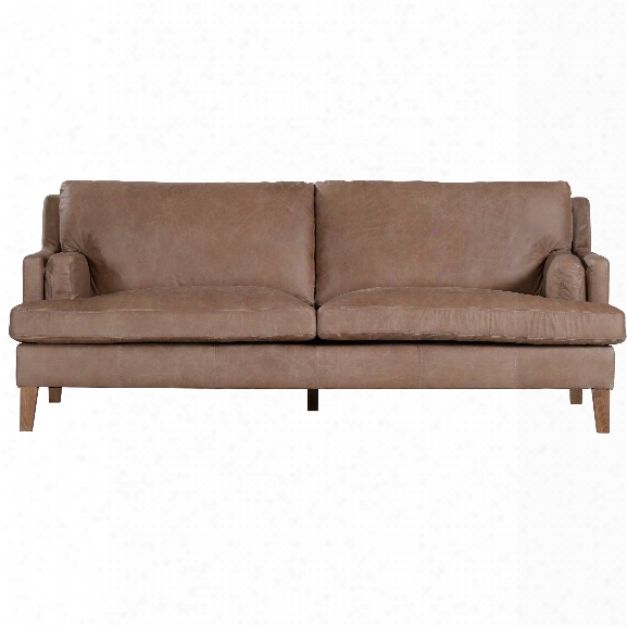 Francis Sofa In Natural Washed Clay