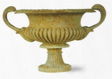 French Tazza Urn In Bronzage Finish Design By Capital Garden Products