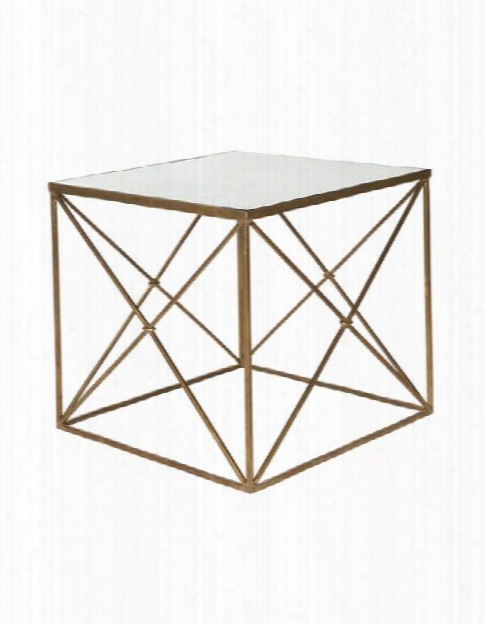 Furano Side Table In Gold Design By Aidan Gray