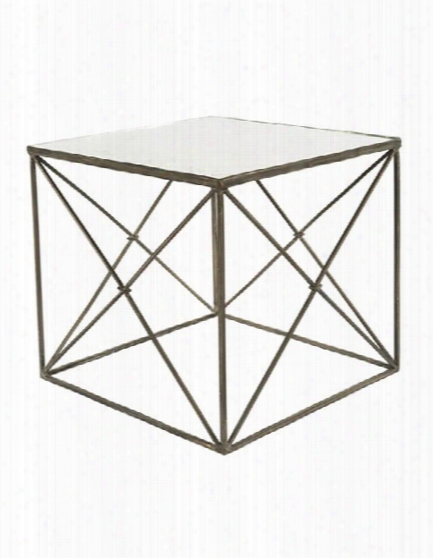 Furano Side Table In Zinc Design By Aidan Gray