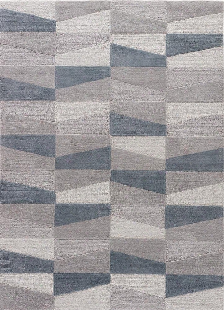 Fusion Rug In Grey Violet & Drizzle Design By Jaipur