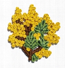 Florigraphie Mimosa Straw Pot Holder design by Seletti