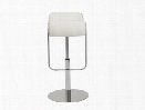 Freddy Adjustable Bar/Counter Stool in White design by Euro Style