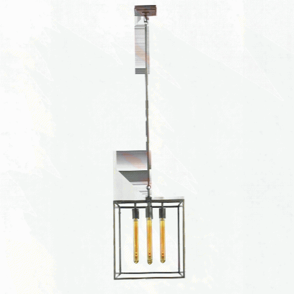 Belden Wide Pendant In Various Finishes W/ Clear Glass Design By Ian K. Fowler