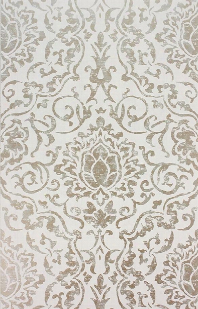 Belem Wallpaper In Ivory And Gilver By Nina Campbell For Osborne & Little