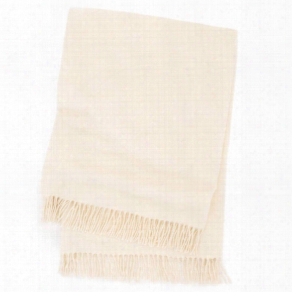 Bellissima Cashmere Ivory Throw Design By Luxe