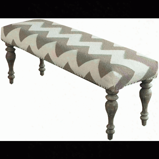 Bench Ivory & Taupe Design By Surya