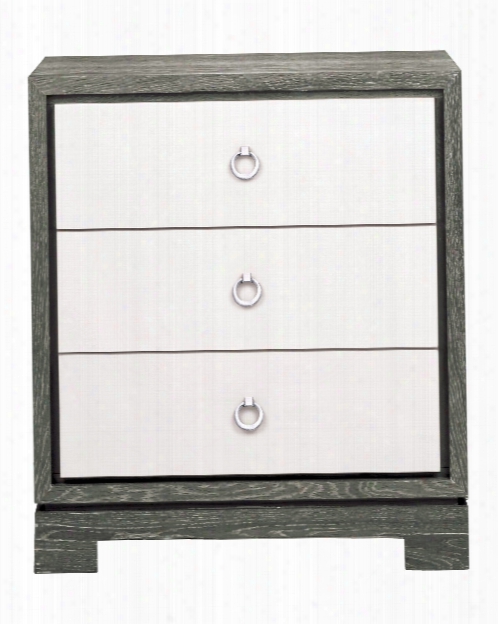 Berkeley Small Side Table In Grey & White Design By Bungalow 5