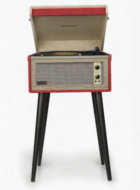 Bermuda Turntable In Red Design By Crosley