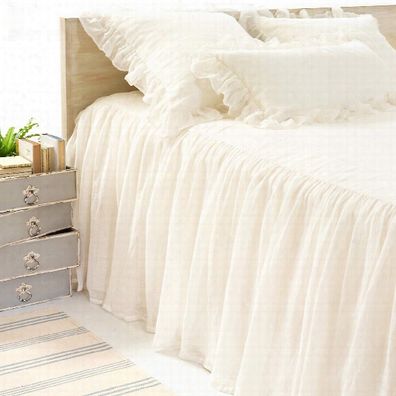 Savannah Linen Gauze Ivory Bedspread Design By Pine Cone Hill