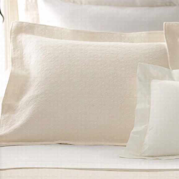 Savina Ivory Matelasse Sham Design By Luxe