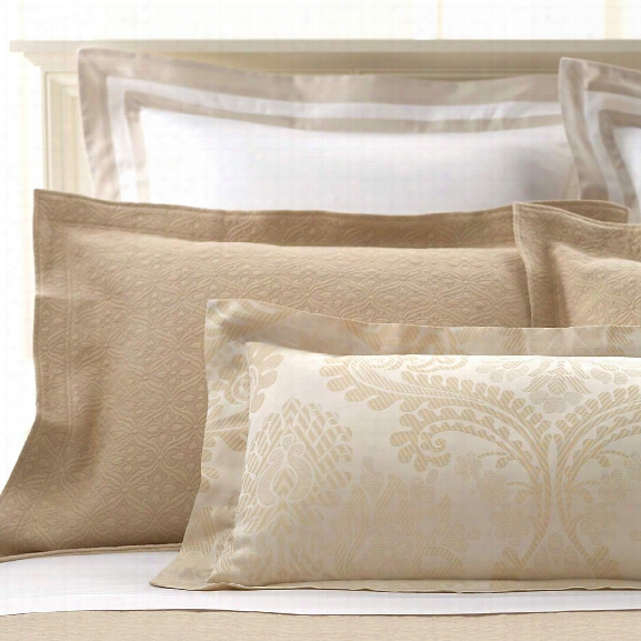 Savina Wheat Matelasse Sham Design By Luxe