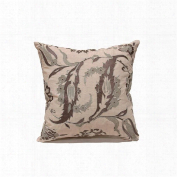 Saz Pillow In Vanilla & Grey Design By Bliss Studio