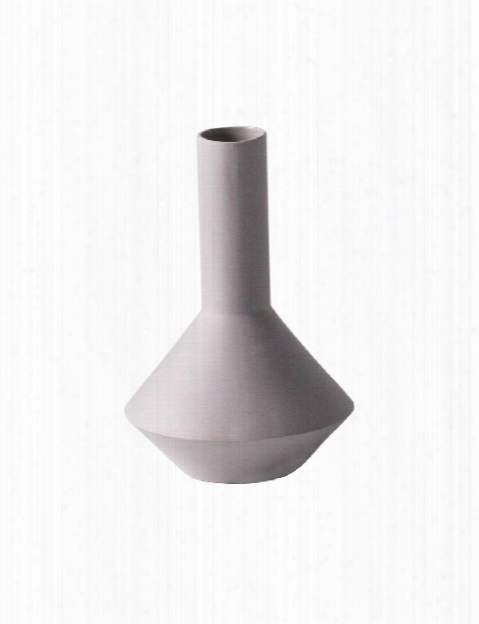 Sculpt  Vase Pod In Grey Design By Ferm Living