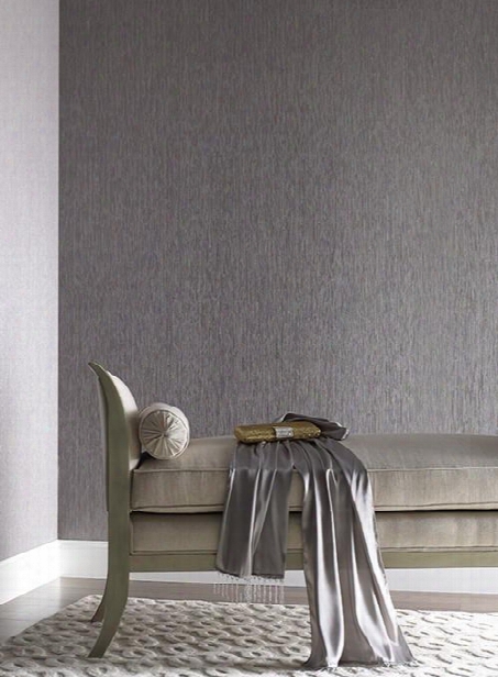 Seagrass Faux Grasscloth Wallpaper In Pale Grey By York Wallcoverings