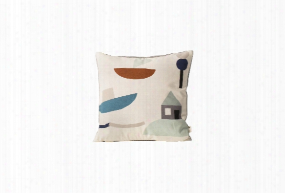 Seaside Cushion In Off-white Design By Ferm Living